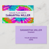 holiES – パワースパイラルろうけつ染めスタイル 名刺 (正面/裏面)