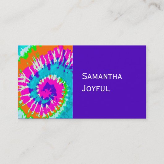 holiES – パワースパイラルろうけつ染めスタイル 名刺 (正面)