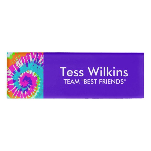 holiES – パワースパイラルろうけつ染めスタイル 名札 (正面)