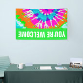 holiES – パワースパイラルろうけつ染めスタイル 横断幕 (トレードショー)