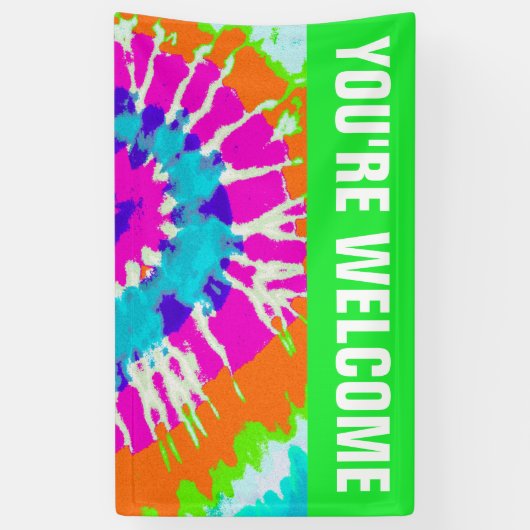 holiES – パワースパイラルろうけつ染めスタイル 横断幕 (縦)