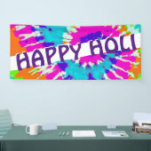 holiES – パワースパイラルろうけつ染めスタイル 横断幕 (トレードショー)