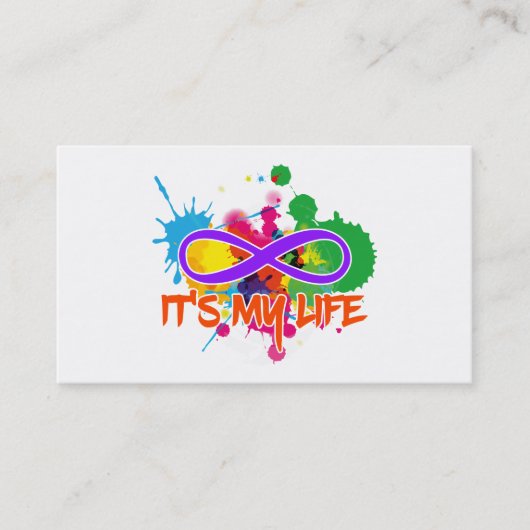 holiES - レムニスケート - It's my Life Splashes 名刺 (正面)