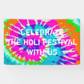 holiES -力の螺線形のろうけつ染めのスタイル 横断幕 (横)