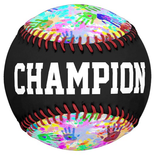 holiES – 手のスプラッシュ色のパタグランジーン2 ソフトボール (正面)