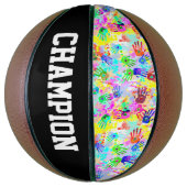 holiES – 手のスプラッシュ色のパタグランジーン2 バスケットボール (縦)