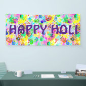 holiES – 手のスプラッシュ色のパタグランジーン2 横断幕 (トレードショー)