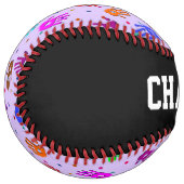 holiES – 手のドットの色付きパターン1 ソフトボール (正面左)