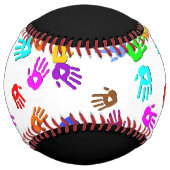 holiES – 手の色のパターン1 +あなたのバックガー。 ソフトボール (裏面)
