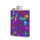 holiES – 手の色のパターン1 +あなたのバックガー。 フラスク (左)