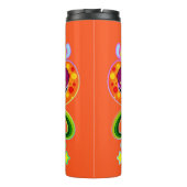 holiES -抽象芸術ハッピーホーリーカウズ+あなたのアイディア タンブラー (裏面)