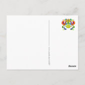 holiES -抽象芸術ハッピーホーリーカウズ+あなたのアイディア ポストカード (裏面)