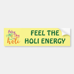 holiES – 毎日Holi + your backgr.&アイディア バンパーステッカー