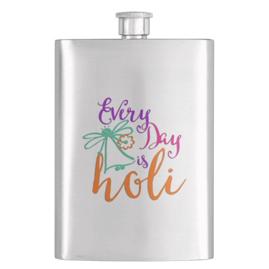 holiES – 毎日Holi + your backgr.&アイディア フラスク (正面)