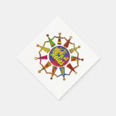 HOLIes – 私たちは全ての穴+あなたのバックガーである。 スタンダードカクテルナプキン (角)