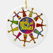 HOLIes – 私たちは全ての穴+あなたのバックガーである。 セラミックオーナメント (裏面)