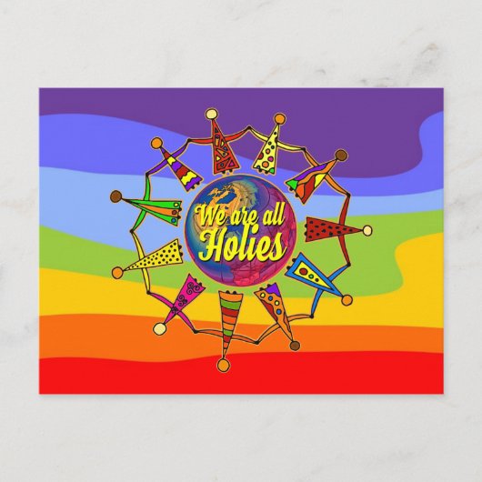 HOLIes – 私たちは全ての穴+あなたのバックガーである。 ポストカード (正面)