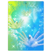 holiES - 飛んでいる Hands Pights ART クリップボード (裏面)
