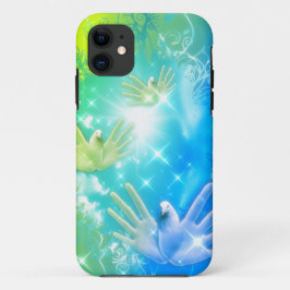 holiES - 飛んでいる Hands Pights ART iPhone 11 ケース