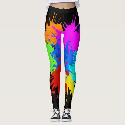 holiES - 2のあたりではねかけます + あなたのアイディア レギンス (正面)