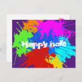 holiES - 2回のスプラッシュ+あなたのアイディア ポストカード (正面/裏面)