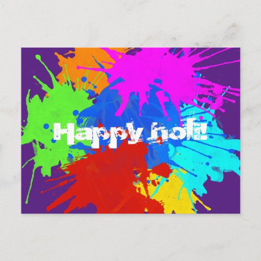 holiES - 2回のスプラッシュ+あなたのアイディア ポストカード (正面)