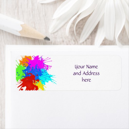 holiES - 2回のスプラッシュ+あなたのアイディア ラベル (インサイチュ)