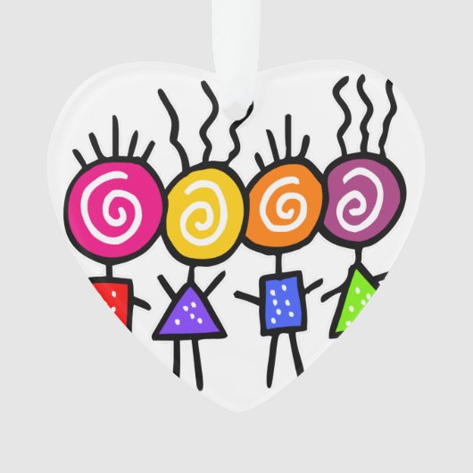 holiES - HOLI 最高の FRIENDSとあなたのアイディア オーナメント (正面)