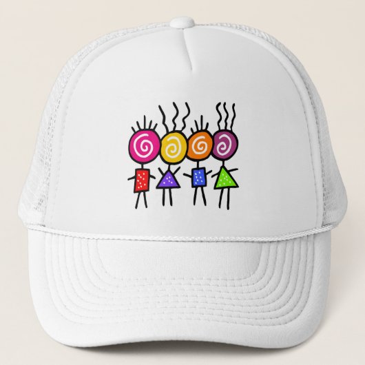 holiES - HOLI 最高の FRIENDSとあなたのアイディア キャップ (正面)