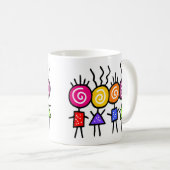 holiES - HOLI 最高の FRIENDSとあなたのアイディア コーヒーマグカップ (正面右)