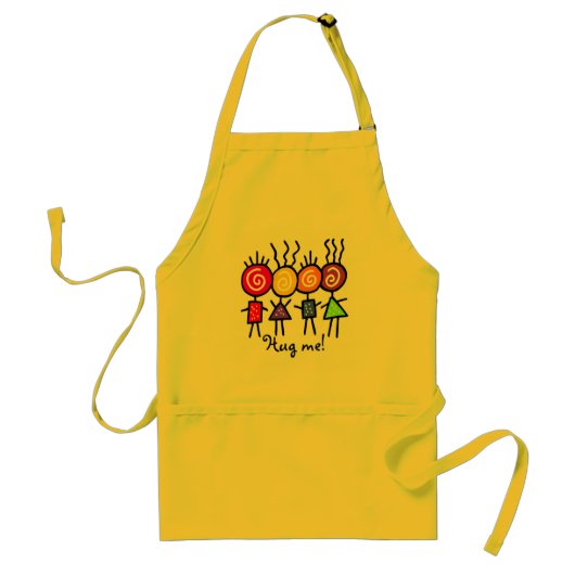 holiES - HOLI 最高の FRIENDSとあなたのアイディア スタンダードエプロン (正面)