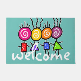 holiES - HOLI 最高の FRIENDSとあなたのアイディア ドアマット