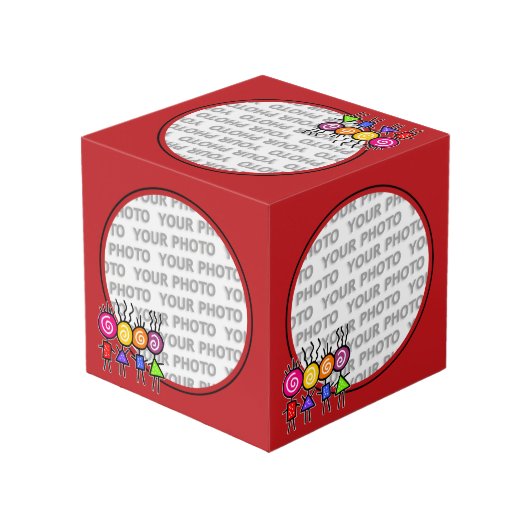 holiES - HOLI 最高の FRIENDSとあなたのアイディア フォトキューブ (裏面アングル)