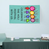 holiES - HOLI 最高の FRIENDSとあなたのアイディア 横断幕 (トレードショー)