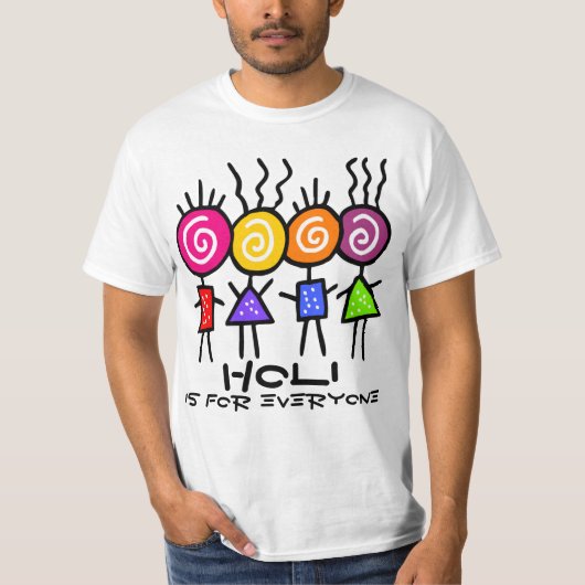 holiES - HOLI 最高の FRIENDSとあなたのアイディア Tシャツ (正面)