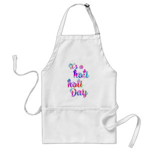 HOLIes - HOLI HOLI DAY + your backgr. スタンダードエプロン