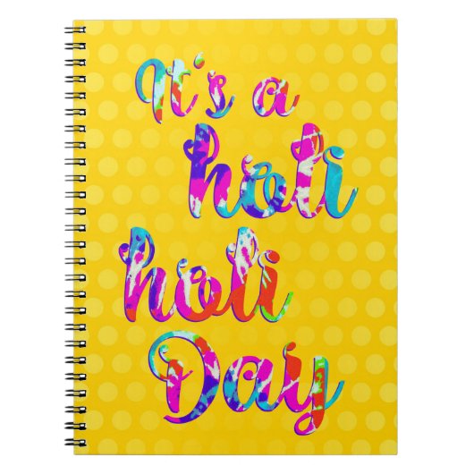 HOLIes - HOLI HOLI DAY + your backgr. ノートブック (正面)