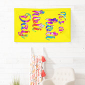 HOLIes - HOLI HOLI DAY + your backgr. 横断幕 (インサイチュ)