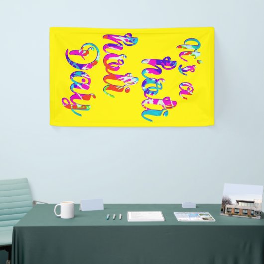 HOLIes - HOLI HOLI DAY + your backgr. 横断幕 (トレードショー)