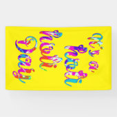 HOLIes - HOLI HOLI DAY + your backgr. 横断幕 (横)