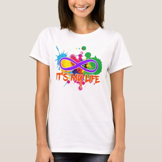 holiES - Lemniscate – 私の人生のスプラッシュ Tシャツ (正面)