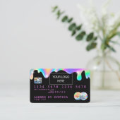 Holigraph Unicornクレジットカードあなたのロゴを追加 名刺 (スタンド正面)