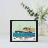 Holihewand経由のアイルランドへの旅行ポスター ポストカード (スタンド正面)