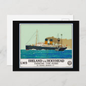 Holihewand経由のアイルランドへの旅行ポスター ポストカード (正面/裏面)