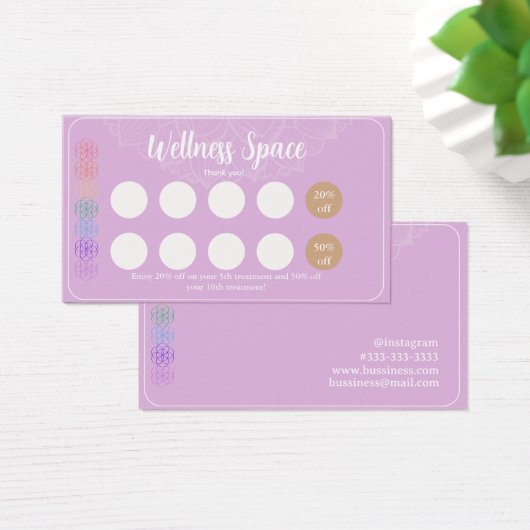 Holistic design Loyalty Card  (デスク)