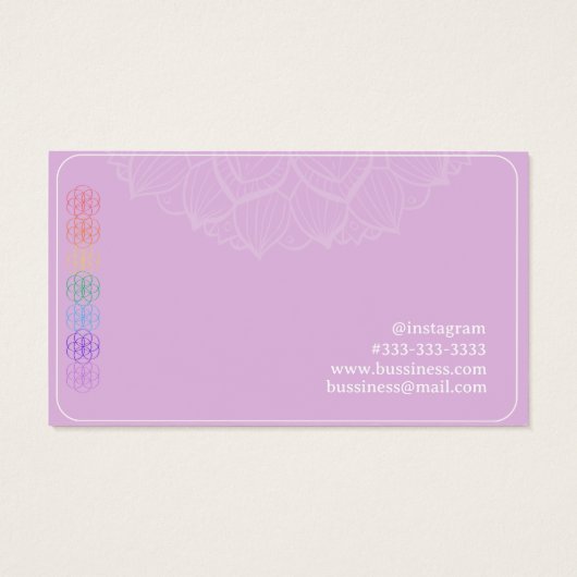 Holistic design Loyalty Card  (裏面)