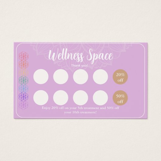 Holistic design Loyalty Card  (正面)