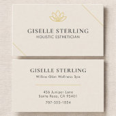 Holistic Esthetician 名刺