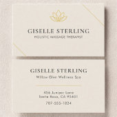 Holistic Massage Therapist 名刺