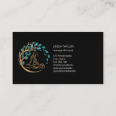 Holistic Massage Therapist Wellness Spa 名刺 (裏面)